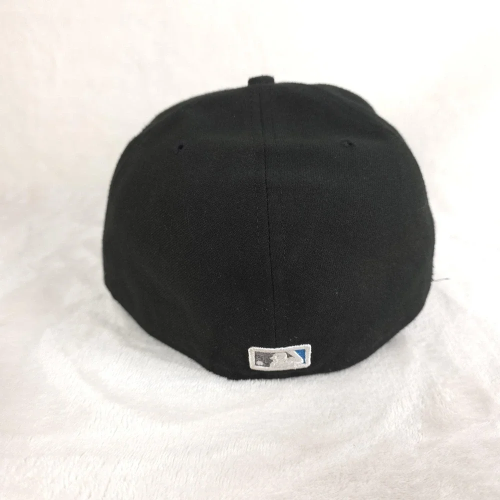 Toronto Blue Jays Hat On Field Players Cap Fitted 7 5/8‎ Black MLB Baseball USA